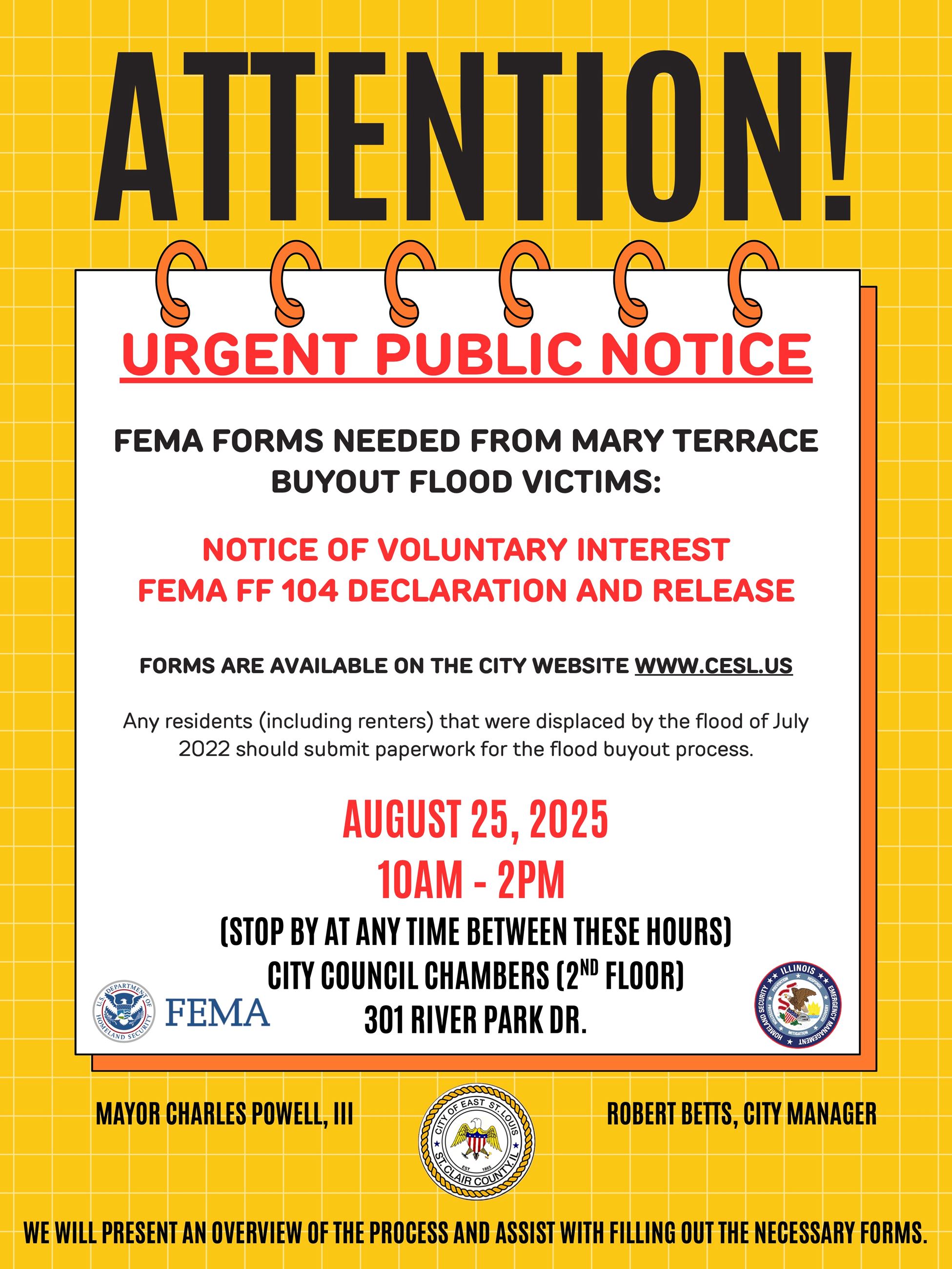 Aug 25th - Mary Terrace Public Notice v3