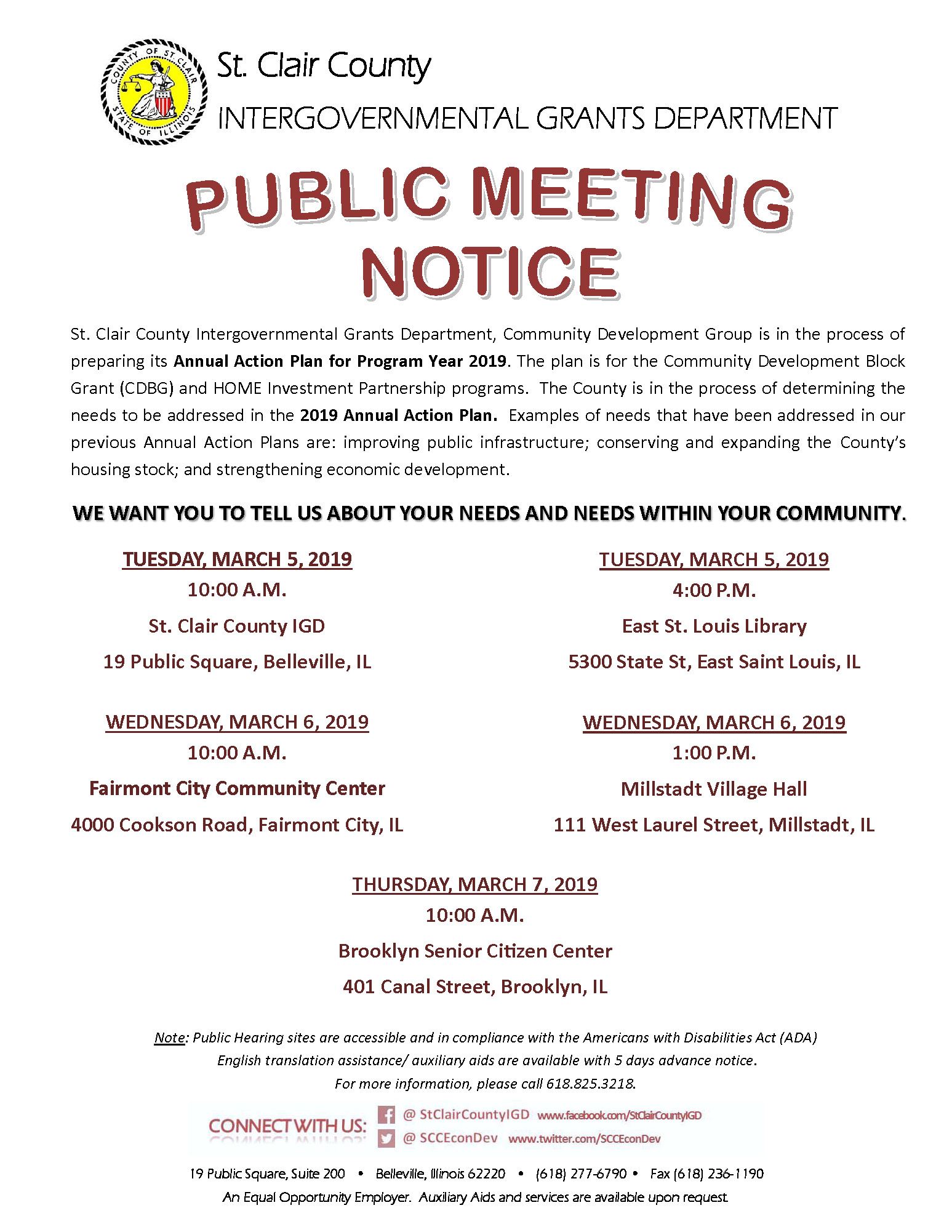 2019 AAP Public Meeting Flyer