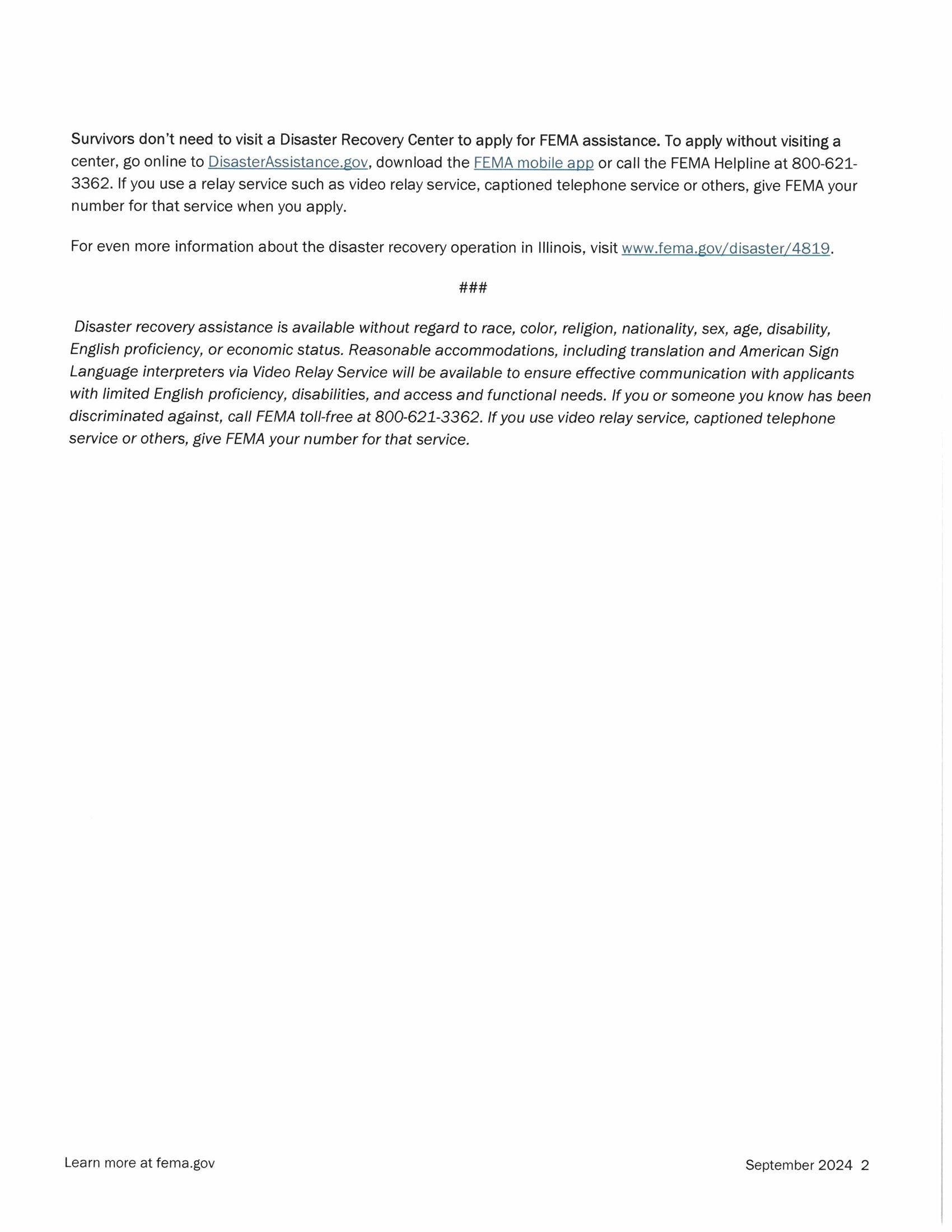 Disaster Recovery Centers Open in St. Clair County  page_2